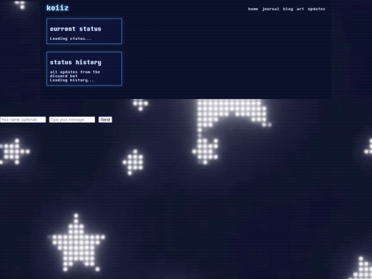 updates screenshot