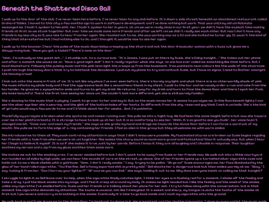 BeneaththeShatteredDiscoBall screenshot