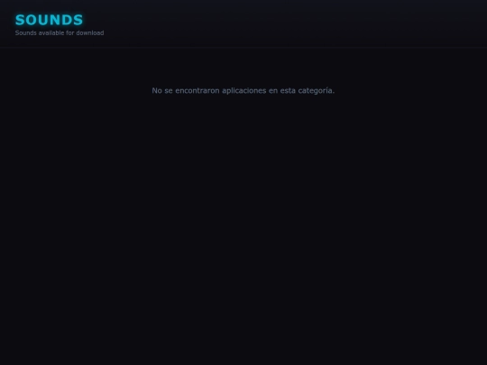 sounds screenshot