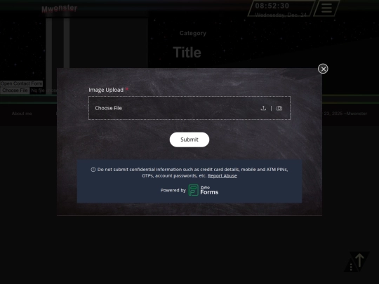 test screenshot