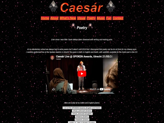 poetry screenshot