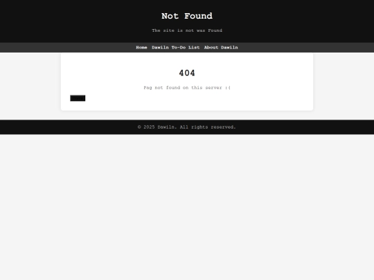 not_found screenshot