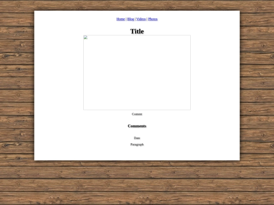 blogs/template screenshot