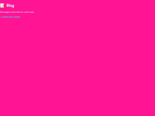 Blog screenshot