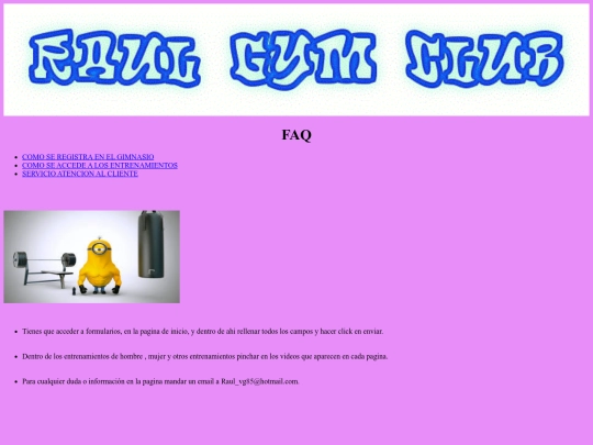faq screenshot
