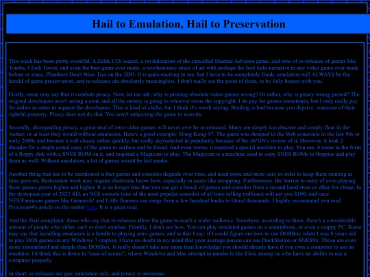 opinions/emulation screenshot