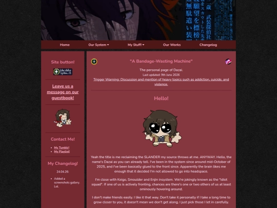 memberspaces/d/wasteofbandages screenshot