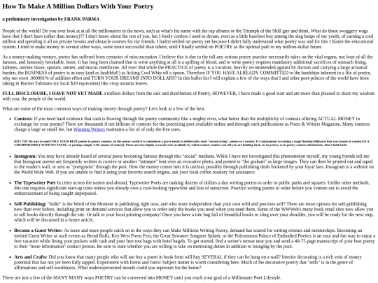 PROSE/make_a_million screenshot