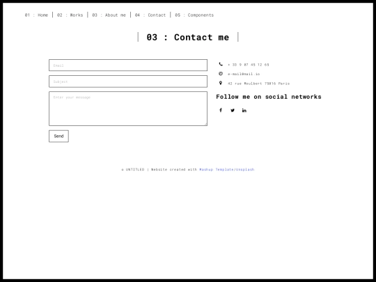 universe/contact screenshot