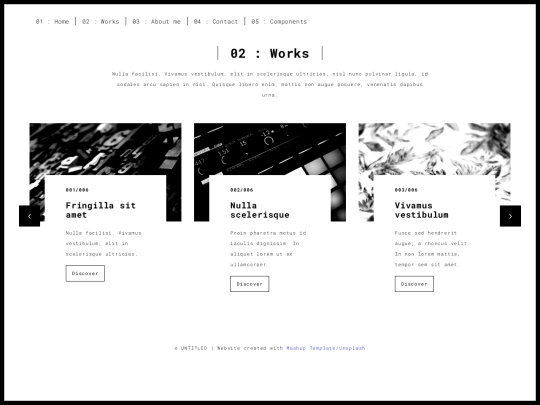 universe/works screenshot