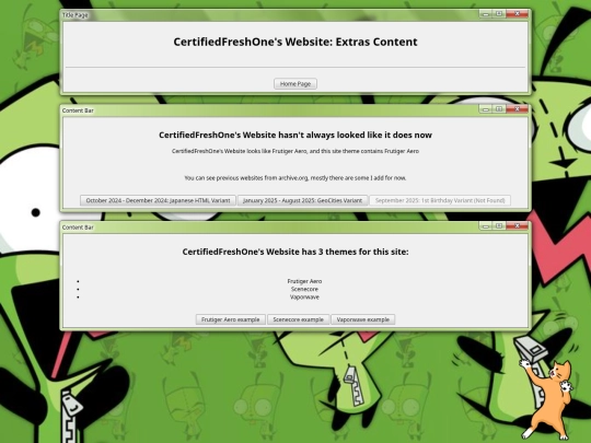 extras screenshot