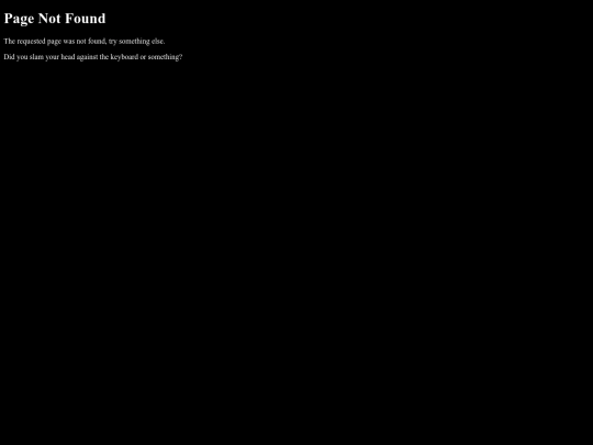 not_found screenshot