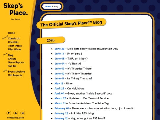 blog screenshot