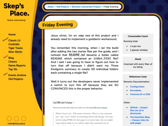misc/eleventy/02-fri-eve screenshot