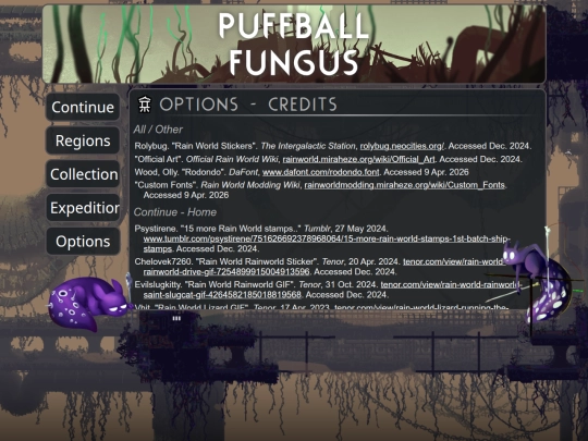 credits screenshot