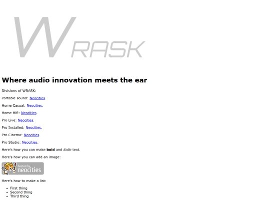 index screenshot