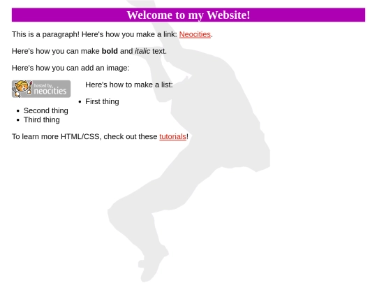 YetAnotherPage screenshot