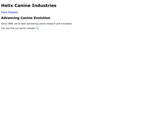 index screenshot