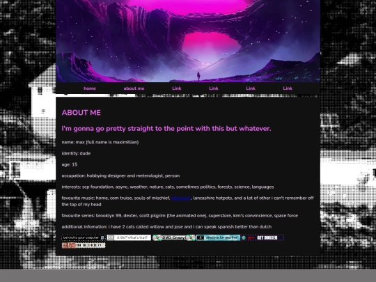 aboutme screenshot