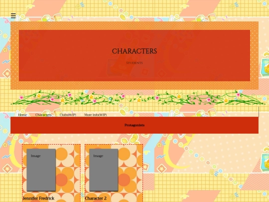 Characters screenshot