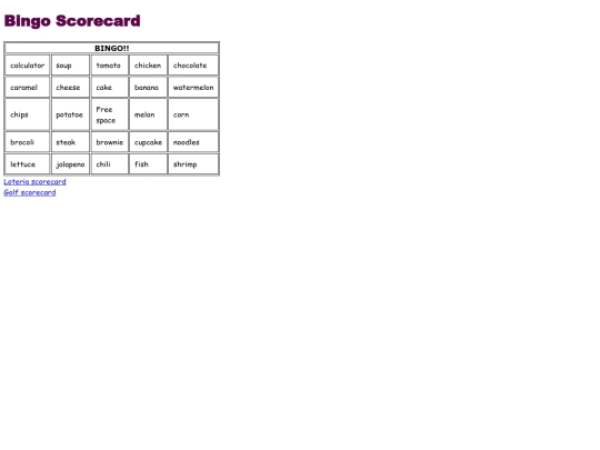 scorecard/scorecard3 screenshot