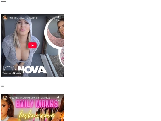 SexyFashionNovaTryOnHaul screenshot