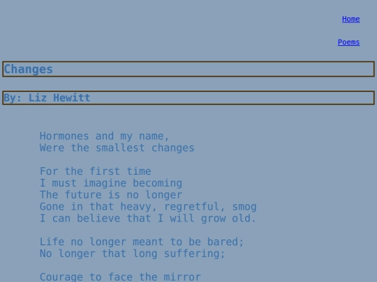 Changes screenshot