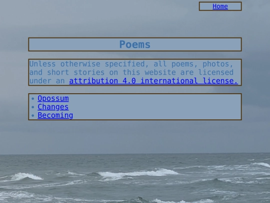 Poems screenshot