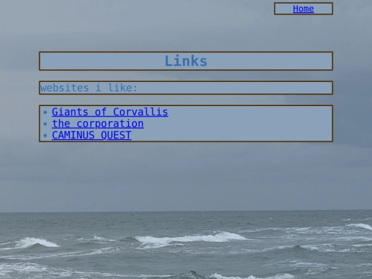 links screenshot