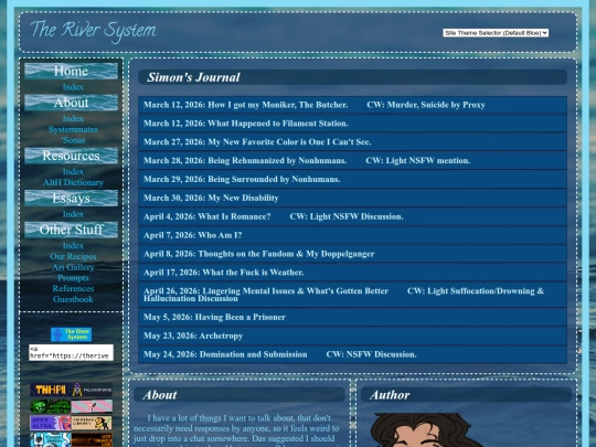 essays/simonsjournal screenshot