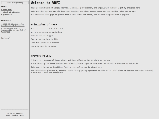index screenshot