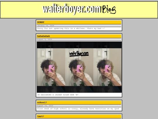 blog screenshot