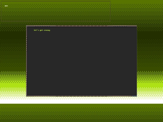 test screenshot