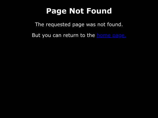 not_found screenshot