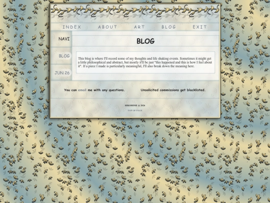 blog screenshot