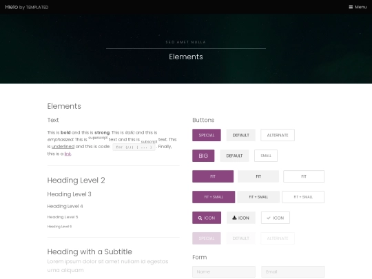 elements screenshot