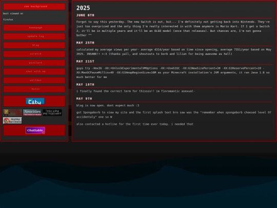 blog screenshot