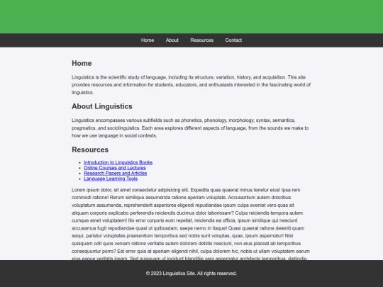 portals/linguistics screenshot