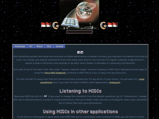 linuxmidi screenshot
