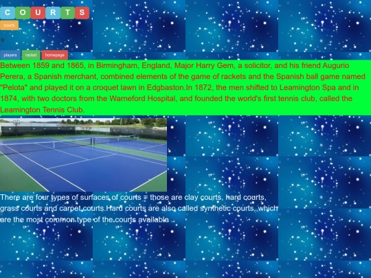 courts screenshot