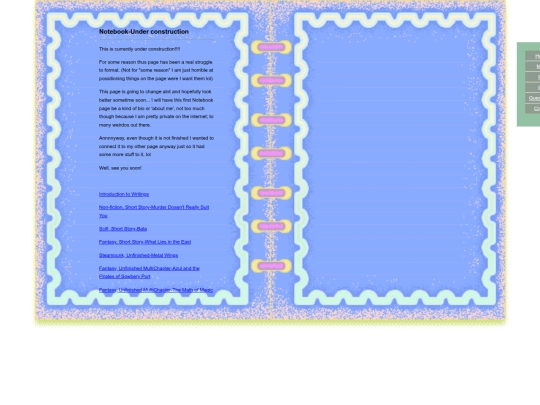 writings screenshot