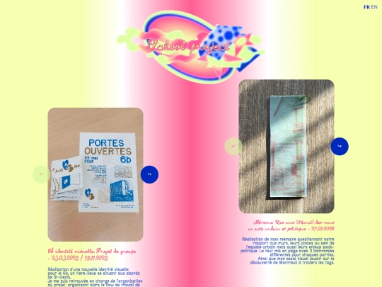 school-project-page screenshot