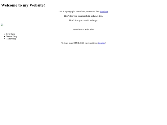 links screenshot