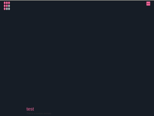test screenshot