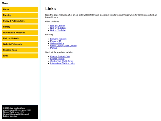 links screenshot