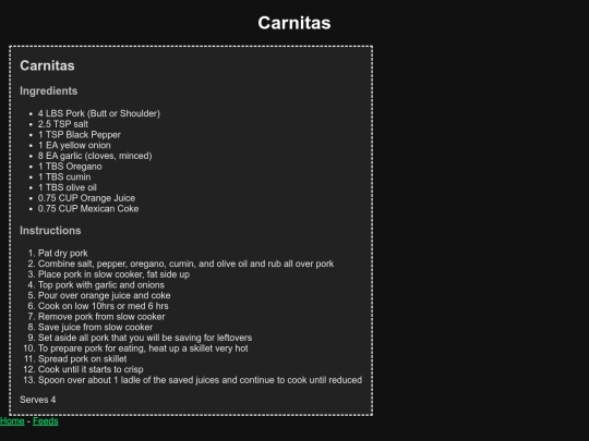 Carnitas screenshot