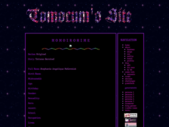 ocs/tottemoheroine/momoirohime screenshot