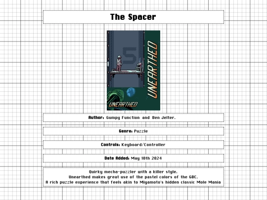 the_crypt/arcade/gameboy/unearthed screenshot