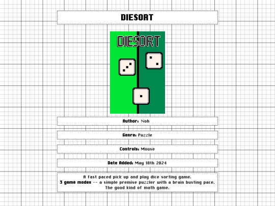 the_crypt/arcade/pico_8/diesort screenshot