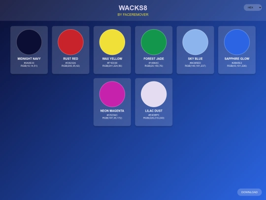 the_crypt/color_palettes/wacks8 screenshot